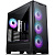 ������ PHANTEKS Eclipse G400A, Black, 4x140mm ARGB Fan + ARGB Strip, ������� ������ Tempered Glass, Mid-Tower / PH-EC400GA_DBK01
