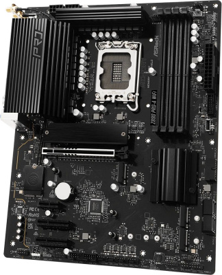 ����������� ����� ASRock Z890 Pro-A WiFi, Socket LGA 1851, Intel Z890, ATX, Ret