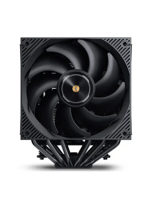 ����� JONSBO CC90 Black LGA1851/1700/1200/115X/AM5/AM4 (TDP 285W, PWM, 130mm Black Fan + 120mm Black Fan, 6 �������� ������, ������ ����, 4-pin) Retail