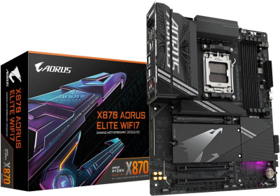   Gigabyte X870 AORUS ELITE WIFI7 1.1, Socket-AM5, AMD X870, ATX, Ret