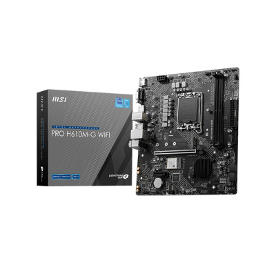 ����������� ����� MSI PRO H610M-G WIFI, LGA1700, H610, mATX, Ret