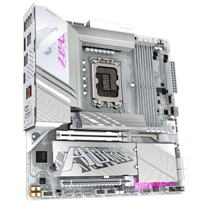 ����������� ����� Gigabyte Z890M AORUS ELITE WF7 ICE, LGA1851, Intel Z890, mATX, RTL