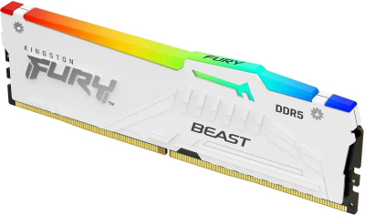 ������ DDR5 32GB 6000MHz Kingston KF560C36BWEA-32 Fury Beast White Expo RTL PC5-48000 CL36 DIMM 288-pin 1.35� dual rank Ret