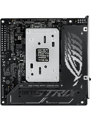 ����������� ����� ASUS ROG STRIX X870-I GAMING WIFI, AM5, X870, 2*DDR5, 2*SATA, 2*M.2, 4*USB 3.2, 3*USB 2.0, 2*USB4, Type-C, 2*PCIx16, HDMI, mIATX
