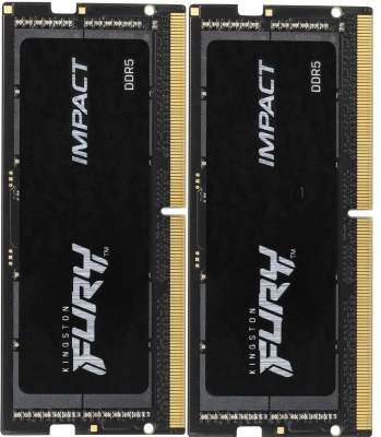  SO-DIMM DDR 5 DIMM 32Gb PC44800, 5600Mhz, Kingston FURY Impact, CL40 (Kit of 2) KF556S40IBK2-32 retail