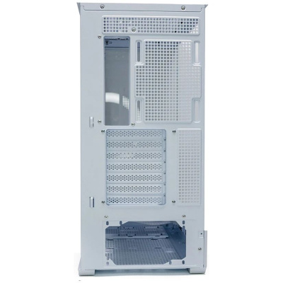 ������ XASTRA Q700 7ARGB-C10-UC White ATX/Aquarium/Screewless/7x120mm ARGB PWM mirror fans/Argb+PWM HUB 10port/Type C Q700-7FM12A-C10-UC-WH