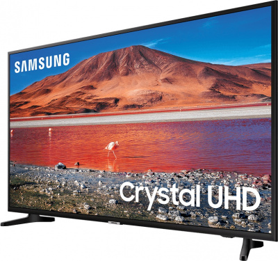 Samsung 43" TV UE43TU7002 Crystal UHD (4K) 3840x2160 HDR10+ WiFi USB DVB HDMI Slim PurColor w/o smart-tv Black