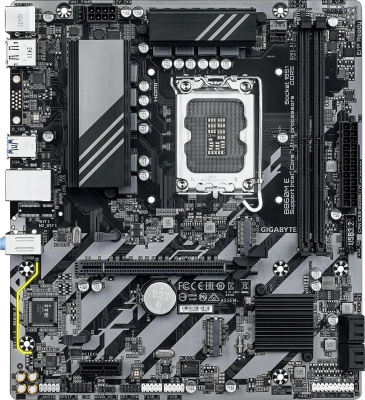 ����������� ����� Gigabyte B860M E, Socket LGA 1851, Intel B860, mATX, Ret