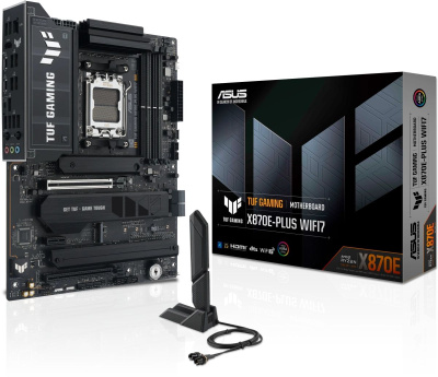 ����������� ����� Asus TUF GAMING X870E-PLUS WIFI7 SocketAM5 AMD X870, ATX, Ret