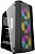  Powercase Rhombus X3 Mesh LED Black ATX, mATX, Mini-ITX, Midi-Tower,  ,  , , 2xUSB 2.0, USB 3.0, Audio (CMRMX-L3)