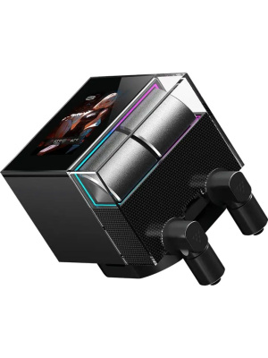 ������� ���������� PCCooler DS360 ARGB Display BK (310W, 360mm, LED, Black, ARGB/ Fans: 3x120mm, 90.56CFM, 39.8dBA, 2500RPM/ Pump height 65mm, 15dBA, 2600RPM, Rad thickness 27mm/ S: 1851, 1700, 1200, 115X, AM5, AM4)