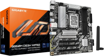   Gigabyte B860M DS3H WIFI6E mATX, Intel B860, LGA 1851, Ret