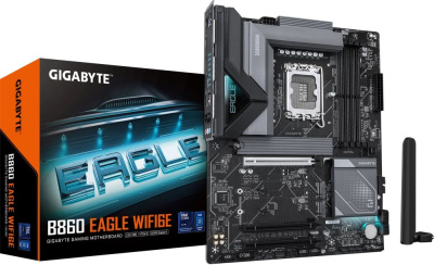 ����������� ����� Gigabyte B860 EAGLE WIFI7, Socket-1851, Intel Z890, ATX, Ret 