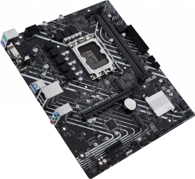 ����������� ����� ASUS PRIME H610M-E D4-CSM Socket 1700, Intel H610, 2xDDR4, PCI-E 4.0, 2xUSB 3.2 Gen1, VGA, HDMI, DisplayPort, mATX