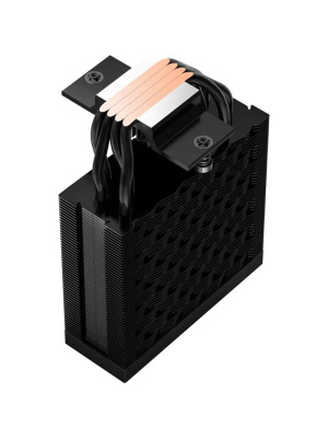 ����� ��� ���������� PCCooler RT400 Digital BK (230W, 4-pin PWM, LED temp., 152mm, Al/Cu, 4x6mm, 1x120mm, 73.32CFM, 34.9dBA, 2200RPM, S: 1851, 1700, 1200, 115X, AM5, AM4, black)