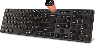 ���������� Genius SlimStar 126, USB, Black (31310017402)