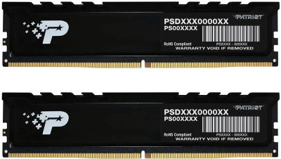 ������ DDR5 2x16GB 4800MHz Patriot PSP532G4800KH1 Signature Premium RTL PC5-38400 CL40 DIMM 288-pin 1.1� kit single rank Ret