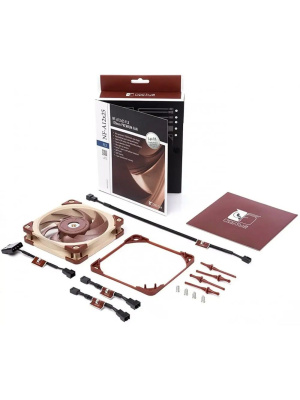 ����� ��� ������� Noctua NF-A12x25 FLX (120x120x25mm, 3-pin, 49.7CFM, 22.6dBA, 2000RPM, Beige/Brown)
