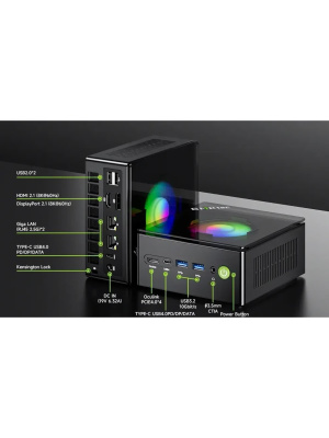 ����-�� GMKtec NucBox K11, AMD Ryzen 9 8945HS/32 �� DDR5/1024 �� SSD/AMD Radeon Graphics/Windows 11 Pro, ������ (K11/8945HS/32GB+1TB)