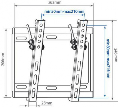 ��������� Arm Media STEEL-6 max 35�� 15-47" VESA 200x200 ������