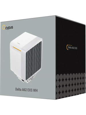 ����� Ocypus Delta A62 EXS WH, 120mm FAN, FULL-COVER SHROUD, 6 HEAT PIPES, 4-PIN PWM, 600-1800 RPM, 31DBA, HYDRO BEARING, LGA115X/1200/1700/1851, AM4/AM5