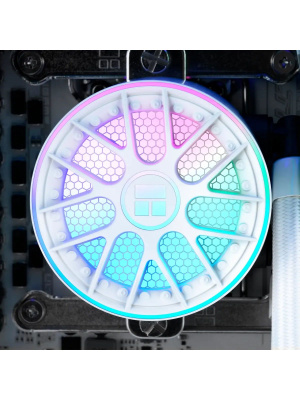 ������� ����������� ���������� Thermalright Aqua Elite 360 V6 (360mm, White, ARGB/ Fans: 3x120mm, 70.84CFM, 29.8dBA, 2000RPM/ Pump height 53.5mm, 2800RPM, Rad thickness 27mm/ S: 1700, 1200, 1851, 115X, AM5, AM4)
