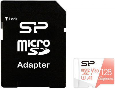 ����� ������ 128Gb MicroSD Silicon Power Superior (SP128GBSTXDV3V20SP)