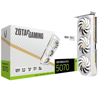 ���������� Zotac NVIDIA GeForce RTX 5070 AMP WHITE ED 12GB GDDR7, Ret ZT-B50700FQ-10P