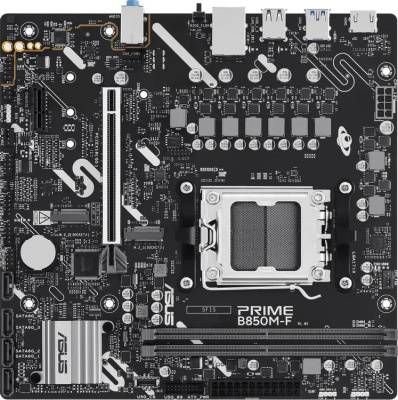 ����������� ����� Asus PRIME B850M-F, Socket AM5, AMD B850, mATX, Ret
