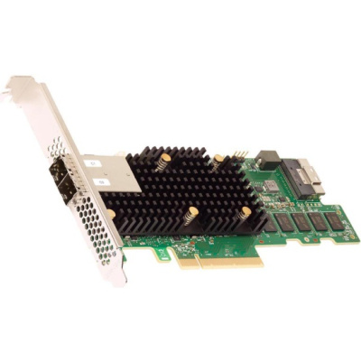   Broadcom MegaRAID 9580-8I8E SGL PCIe 4.0 x8 LP, SAS/SATA/NVMe, 16port(1*int SFF8654 + 2ext SFF8644), 8GB Cache (05-50076-00)