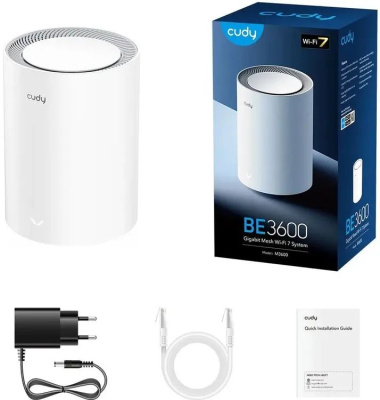 ��������� Mesh ������ CUDY M3600(1-Pack), Wi-Fi 7, BE3600, 2.4/5���, �����