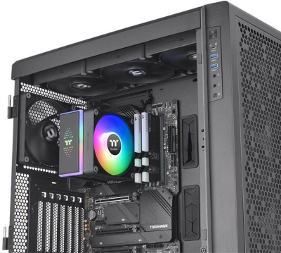  Thermaltake Astria 400 ARGB Soc-AM5/AM4/1151/1200/1700  Al+Cu 230W Ret (CL-P120-CA12SW-A)