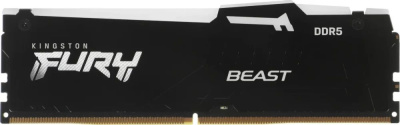   Kingston DDR5 DIMM FURY Beast Black RGB 16Gb, 6000Mhz KF560C30BBA-16