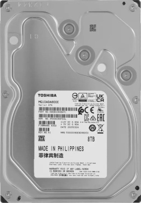 ������� ���� Toshiba Enterprise Capacity MG10ADA800E, 8��, HDD, SATA III, 3.5"