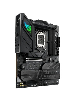 ����������� ����� ASUS ROG STRIX B860-F GAMING WIFI, LGA1851, B860, 4*DDR5, 4*SATA, 4*M.2, 7*USB 3.2, Type-C, 2*PCIx16, DP+HDMI, ATX; 90MB1JG0-M0EAY0