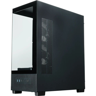 ������ XASTRA Q500 6ARGB-C10-UC Black ATX/Aquarium/Screewless/ 6x120mm ARGB PWM FM fans/Argb+PWM HUB 10port/ Type-C/ Q500-6FM12A-C10-UC