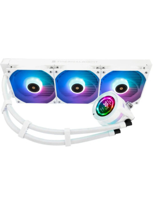 ��� Thermalright Core Vision 360 (360mm, LED, White, ARGB/ Fans: 3x120mm, 72.37CFM, 27.7dBA, 2000RPM/ Pump height 66mm, Rad thickness 27mm/ S: 1700, 1200, 1851, 115X, 2011, 2066, AM5, AM4)