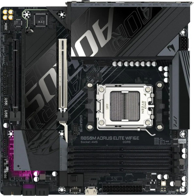 ����������� ����� Gigabyte B850M AORUS ELITE WIFI6E, Socket-AM5, AMD B850, mATX, Ret