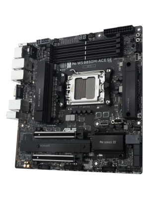 ����������� ����� ASUS PRO WS B850M-ACE SE, B850, AM5, 4*DDR5, 4*SATA, 2*M.2, 1*USB 3.2, 6*USB 2.0, Type-C, 2*PCIx16, HDMI, mATX; 90MB1MN0-M0EAY0