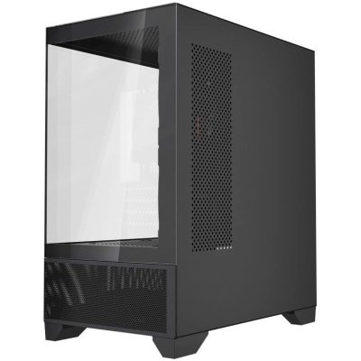 ������ Powercase Vision Micro M4B, Tempered Glass, Type-C, 3x 120mm ARGB PWM Fan, ������, mATX  (CVMM4B-A3)