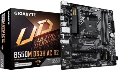   Gigabyte B550M DS3H AC R2, SocketAM4, AMD B550, mATX, Ret