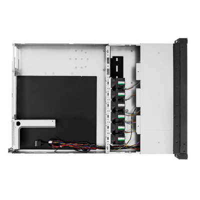 IN-WIN   IW-RS110-07 Single 650w Acbel /FAN 4056mm*6/SLIMSAS *10 BP/2.5&quot;/3.5&quot; hot-swap HDD tray (gray color)*10/EAR SET - ear+plastic holder