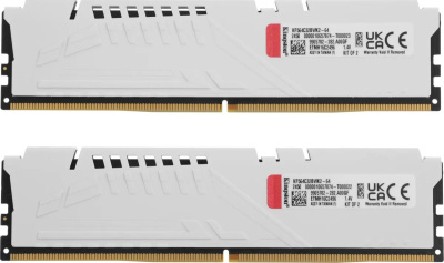 ������ DDR5 2x32GB 6400MHz Kingston KF564C32BWK2-64 Fury Beast RTL Gaming PC5-51200 CL32 DIMM 288-pin 1.4� kit dual rank � ���������� Ret