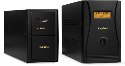 ��� ExeGate SpecialPro Smart LLB-2000.LCD.AVR.2SH.RJ.USB 2000VA/1200W, LCD, AVR,2�Schuko,RJ45/11,USB, ������������� ������, Black