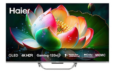 43" ��������� HAIER Smart TV S4, QLED, 4K Ultra HD, �����, ����� ��, Android TV