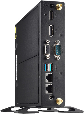 ��������� Shuttle Intel Celeron J4205U, 1800 ���, DDR-4, ��� HDD, 2x1000 ����/�, Wi-Fi, Bluetooth, USB 3.1, D-Sub, HDMI, DisplayPort, COM, ��� ��, ������ (DS10U)