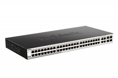 ������������� L2 ���������� D-Link DGS-1210-52/F3A � 48 ������� 10/100/1000Base-T � 4 �����-������� 100/1000Base-T/SFP