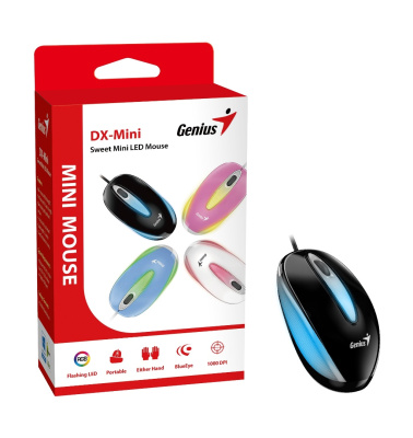 ���� ��������� Genius DX-Mini black, 1000dpi, USB (31010025400)