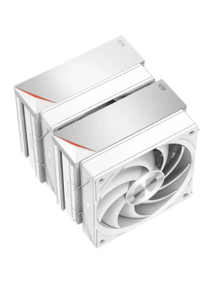 ����� PCCooler RZ620 WH (260W, 4-pin PWM, 158mm, Al/Cu, 6x6mm, 2x120mm, 86.73CFM, 32dBA, 1800RPM, S: 1851/1700/1200/115X, AM5/AM4, white