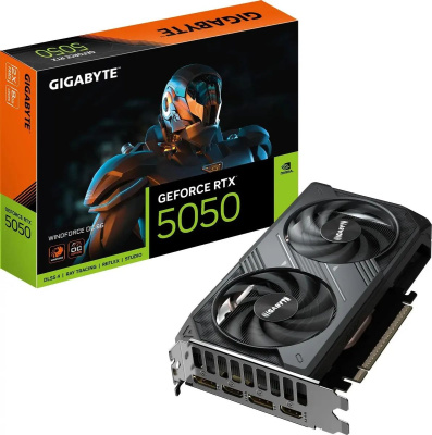 ���������� Gigabyte NVIDIA GeForce RTX 5050 Windforce OC 8Gb (GV-N5050WF2OC-8GD 1.0) Ret